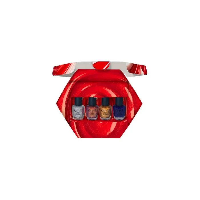 Opi Nail Lacquer Holiday 25 Good Enough To Treat Mini Pack 4 X 1275ml