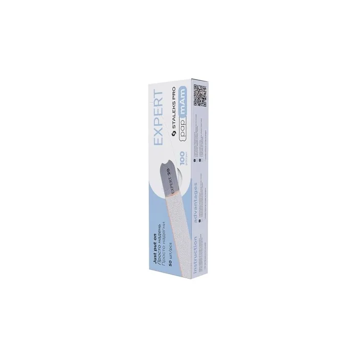 Pro Expert Set Of White Replacement Tips For Straight Nail File 100 50 Pieces