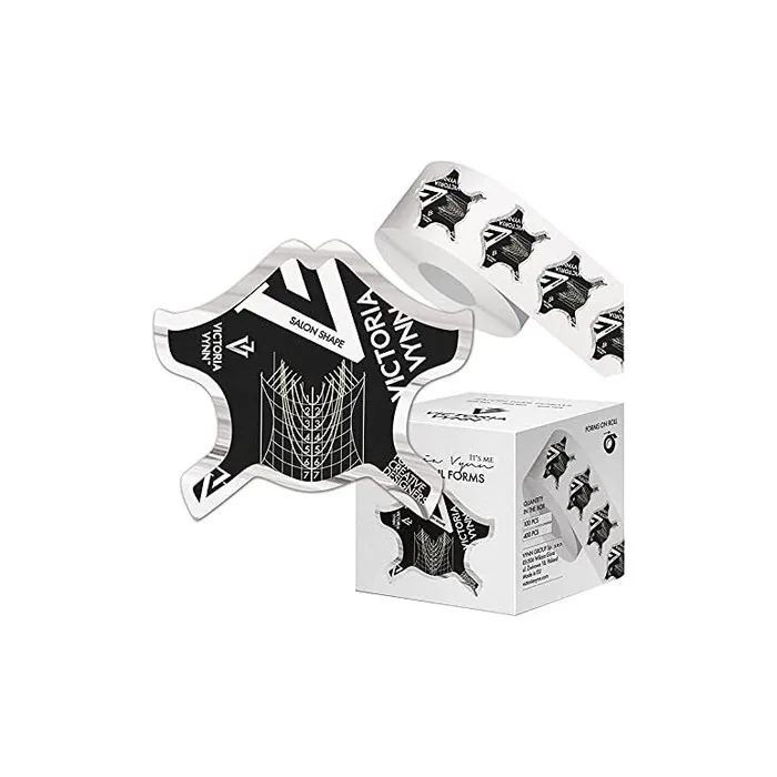 Victoria Vynn Nail Forms Black 50pcs