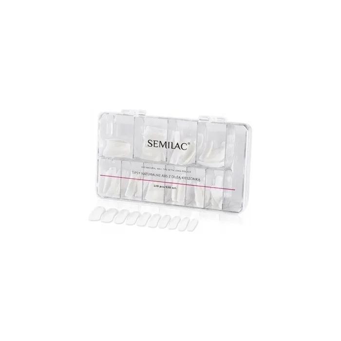 Semilac Milky Tips Nail Extension 120 Pieces