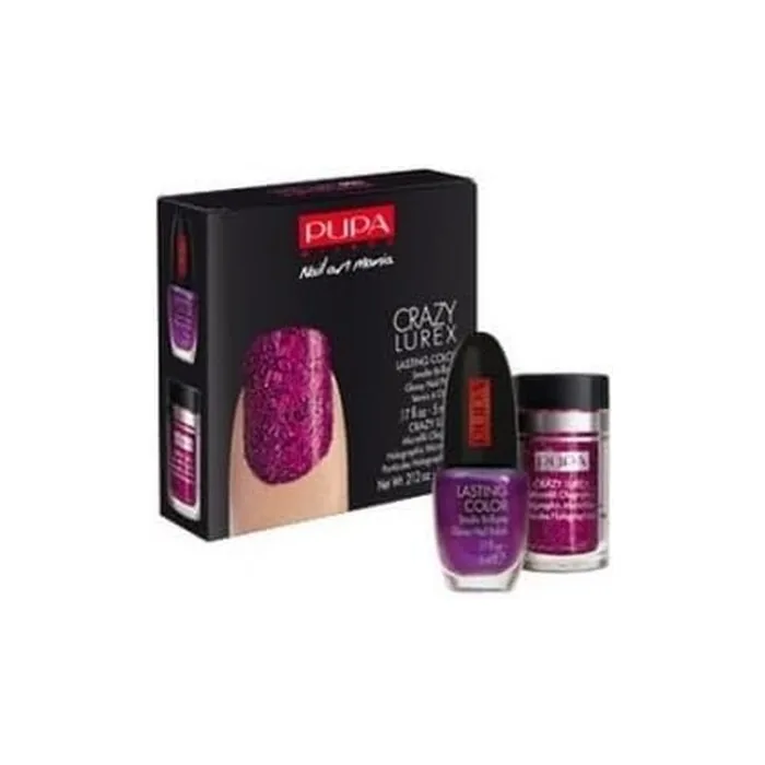 Nail Art Kit Crazy Lurex Fuchsia Shade