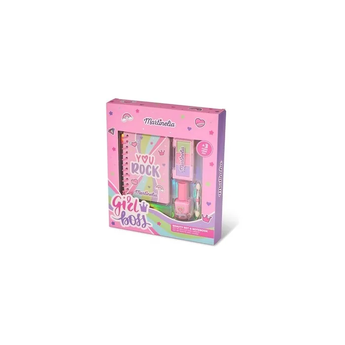 Martinelia Beauty Set and Notebook - Makeup Set with Supergirl Notebook