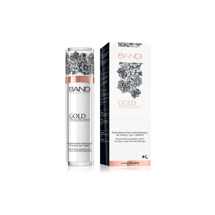 Rejuvenating peptide cream for face, neck and decolletage