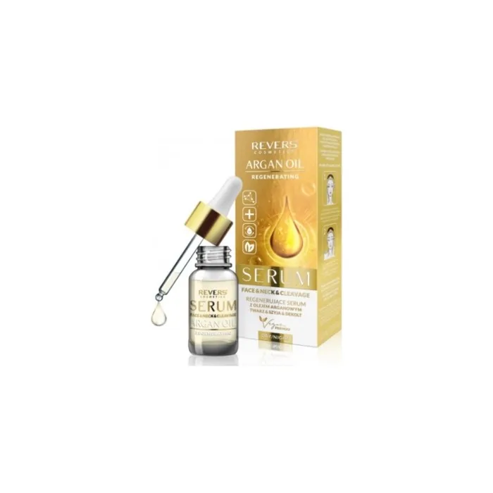 Revers Argan Oil Regenerating Serum for Daily Care of Face, Neck & Cleavage