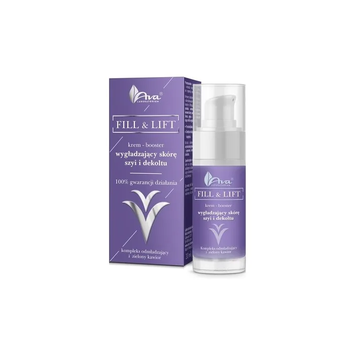 Ava Laboratorium Fill & Lift Smoothing Cream For Neck And Decollete 30ml