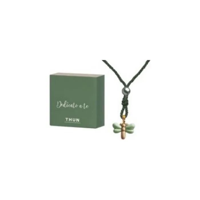 Thun Dragonfly Necklace 2026 Adjustable Ceramic Jewelry for Women