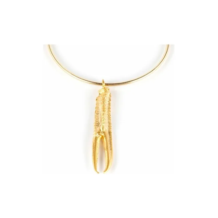 Women's Necklace Tuent Brass Flash Plated Gold Elastic