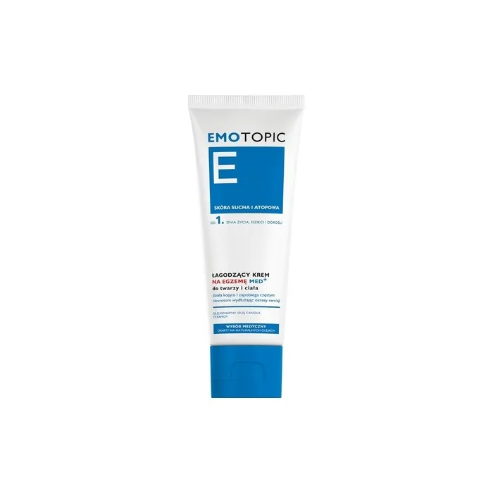 Emotopic Med+ Soothing Cream For Face And Body For Eczema, 75 Ml