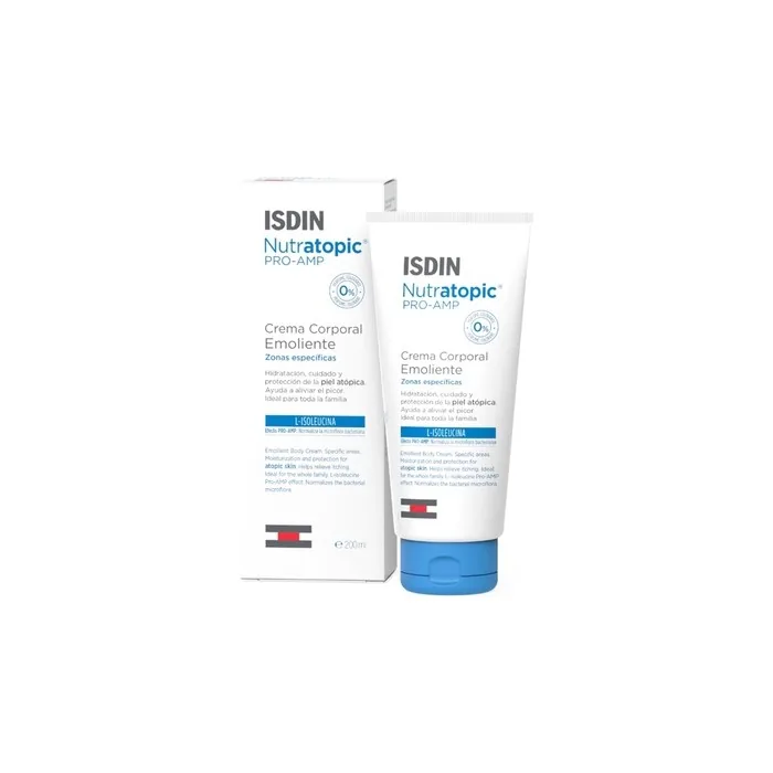 Isdin Nutratopic Proamp Emollient Cream 200ml For Atopic Skin