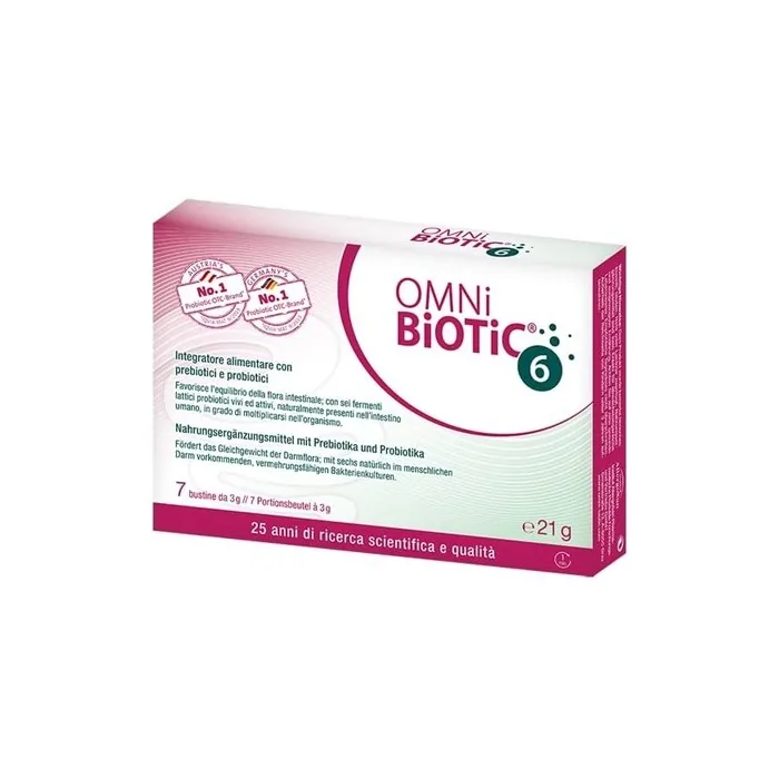 Institut Allergosan Gmbh Omni Biotic 6 Powder 7 Sachets 3g