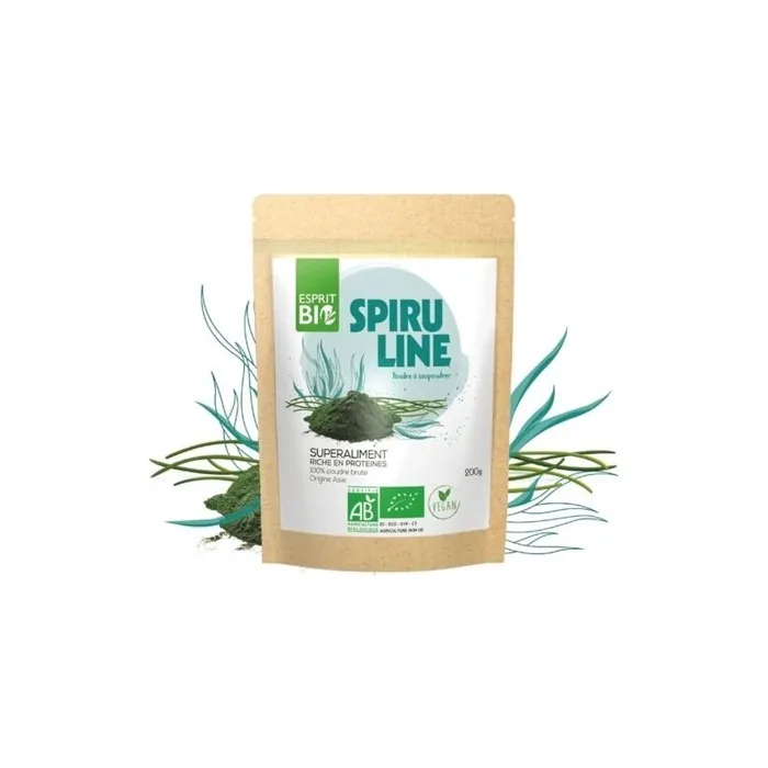 Esprit Bio Organic Spirulina Powder 200g Superfood Protein