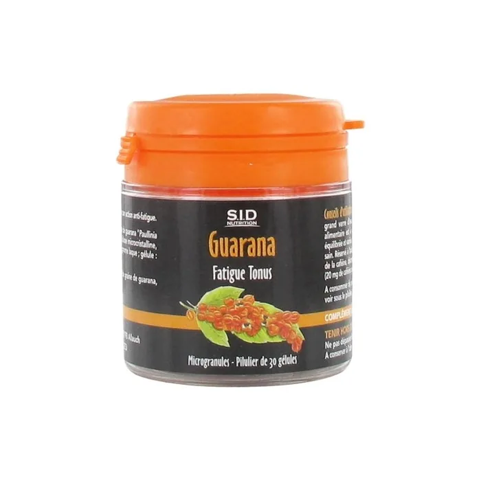 Sid Nutrition Fatigue Tonus Guarana 30 Capsules