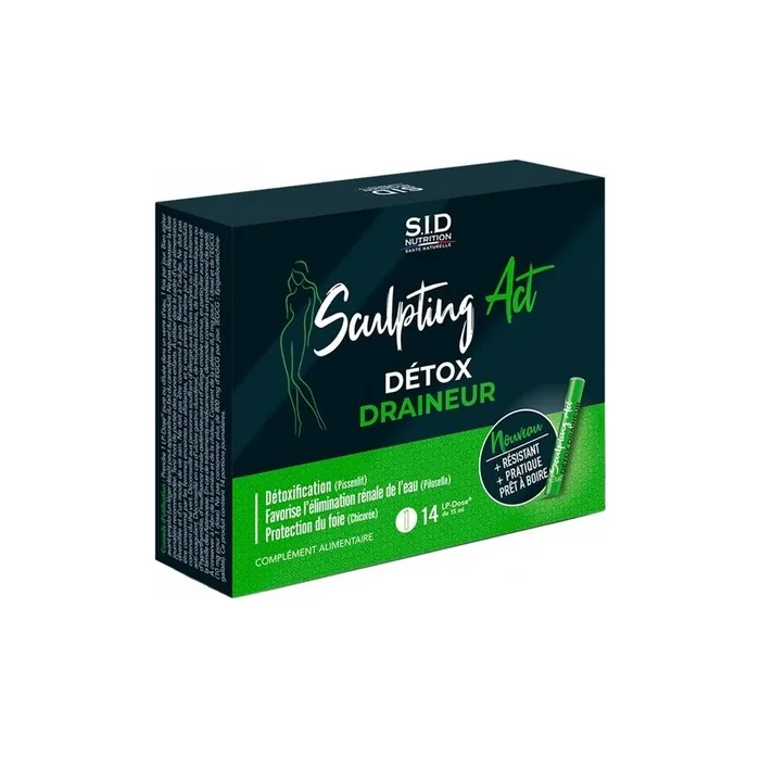 Sid Nutrition Sculpting Act Detox Drainage Dietary Supplement 14 Doses