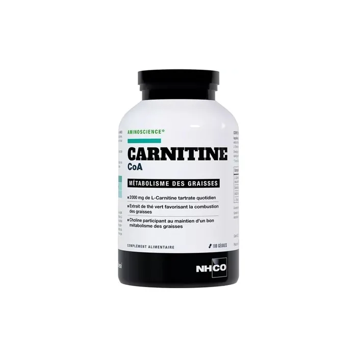 Nhco Nutrition Nhco Aminoscience Carnitine Coa Fat Metabolism 100 Capsules