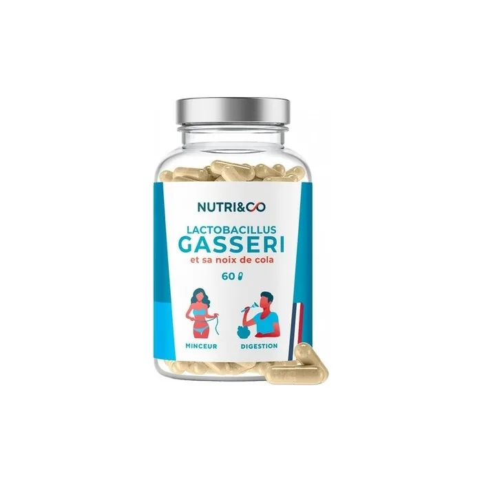 Nutri&Co Lactobacillus Gasseri and Cola Nut Dietary Supplement 60 Capsules
