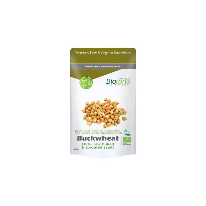 Biotona Buckwheat Sprouted Seeds Superfood Organic 300g