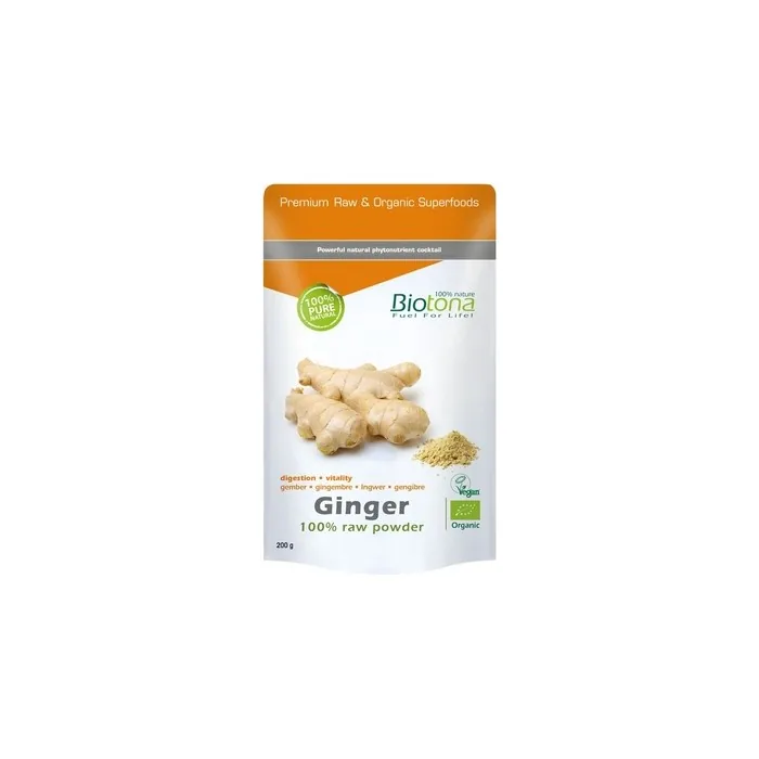 Biotona Organic Ginger Powder Superfood 200g