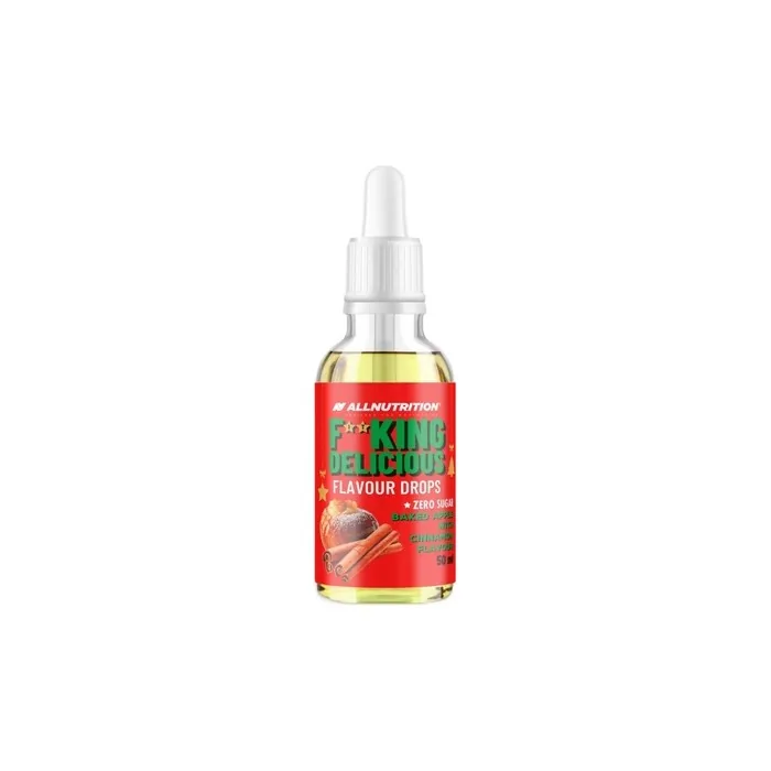 Allnutrition Fitking Delicious Flavour Drops Baked Apple with Cinnamon 50ml
