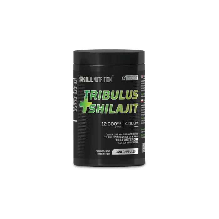 Skill Nutrition Tribulus Shilajit 120 Vegan Capsules