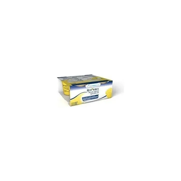 Nestle Resource Acqua Gelificata Lemon Hydrating And Refreshing Dietary Supplement 4x125 Ml