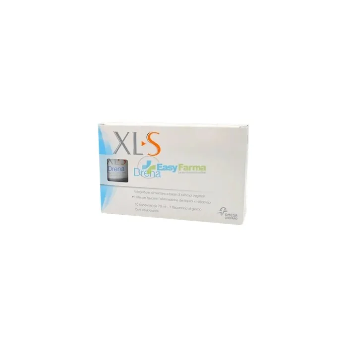 Perrigo Italia Xls Drena Dietary Supplement 10 Vials Of 70 Milliliters