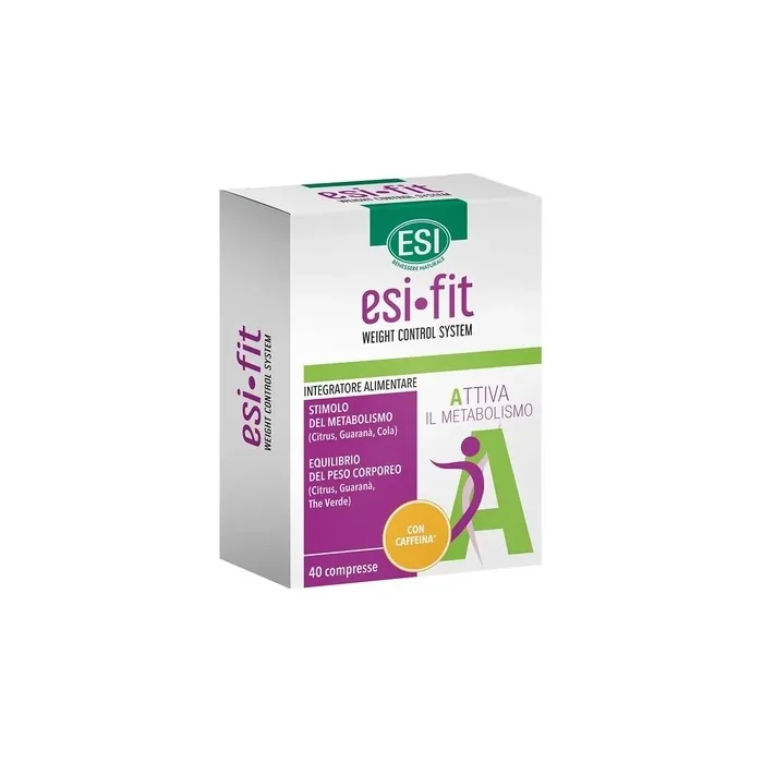 Esi Esi Fit Activates Metabolism Food Supplement With Caffeine 40 Tablets