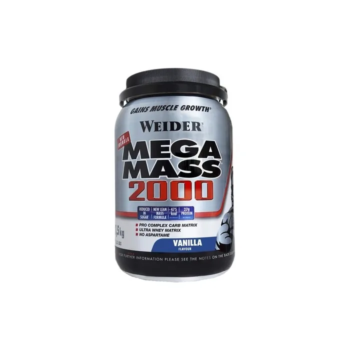 Weider Mega Mass Vanilla Flavor 15kg 1500g