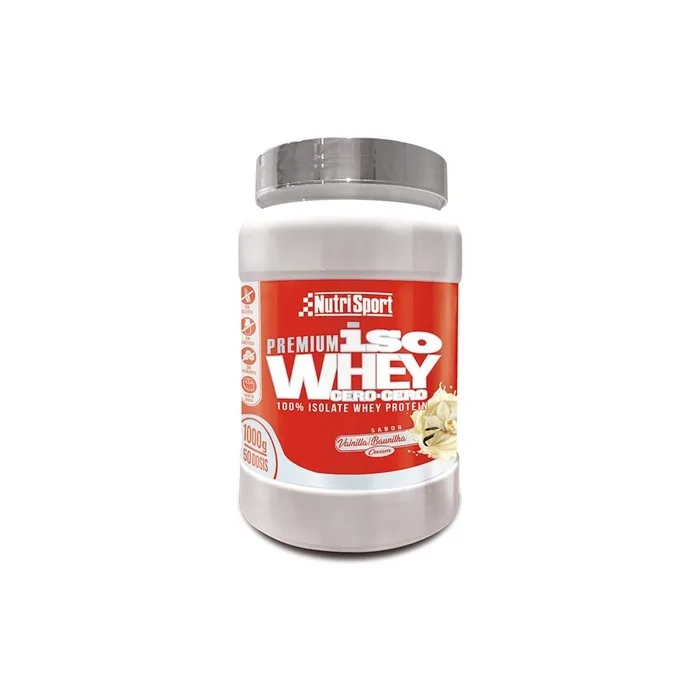 Nutricosmetics - Nutrisport Iso Whey Cero Cero Vainilla 1 Kg