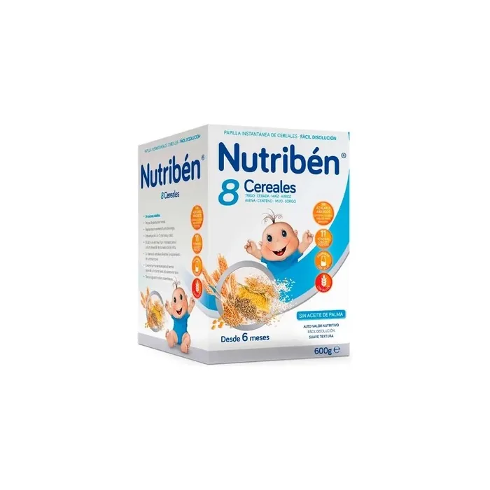 Nutriben Nutribn Papilla 8 Cereals 600g