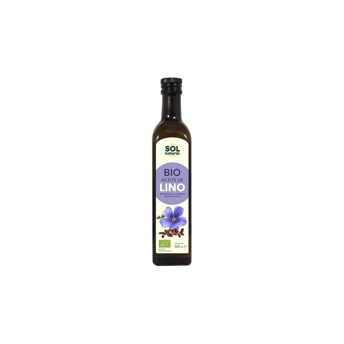 Sol Natural Organic Flaxseed Oil 500ml