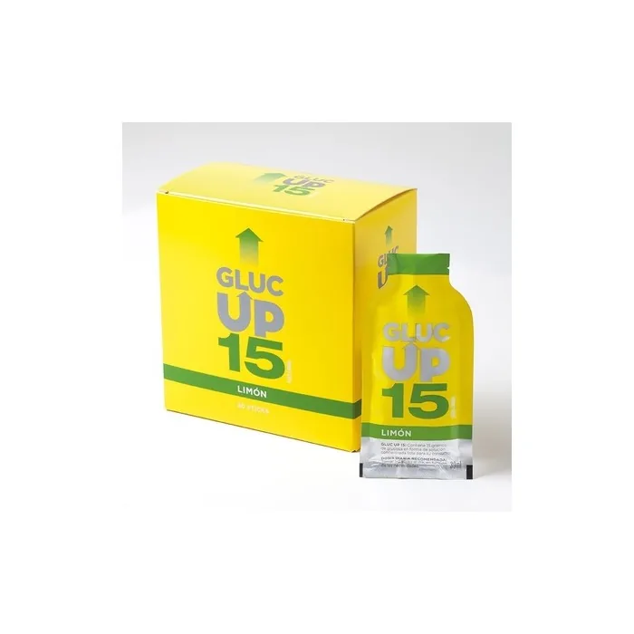 Gluc Up Lemon 15g X 20 Vials Glucose Sticks
