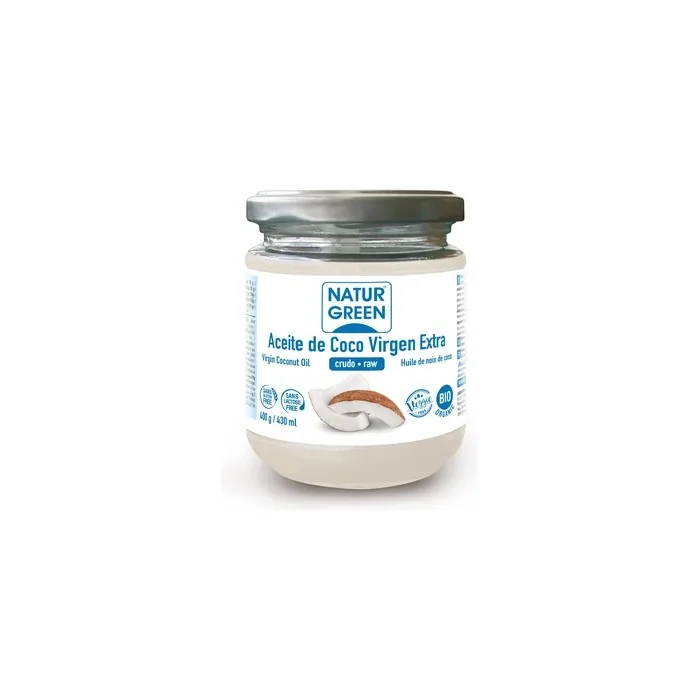 Naturgreen Virgin Coconut Oil 400g Extra Virgin Organic Coconut Oil 430ml