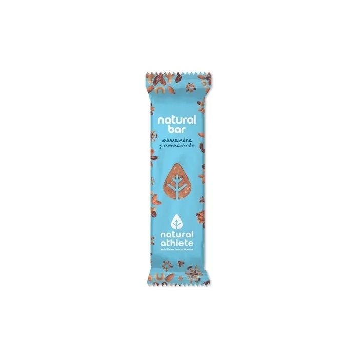 Natural Athlete Energy Bar With Almond And Cashew Organic Raw Bar Of Almond And Cashews Organic 24x40g Natruly