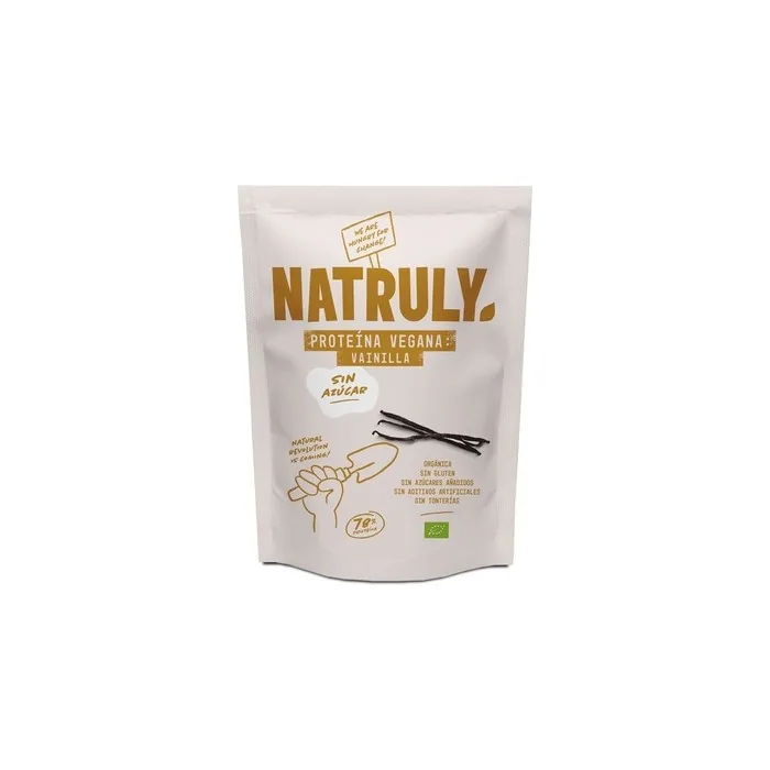 Natruly Organic Vanilla Vegan Protein 75 350g
