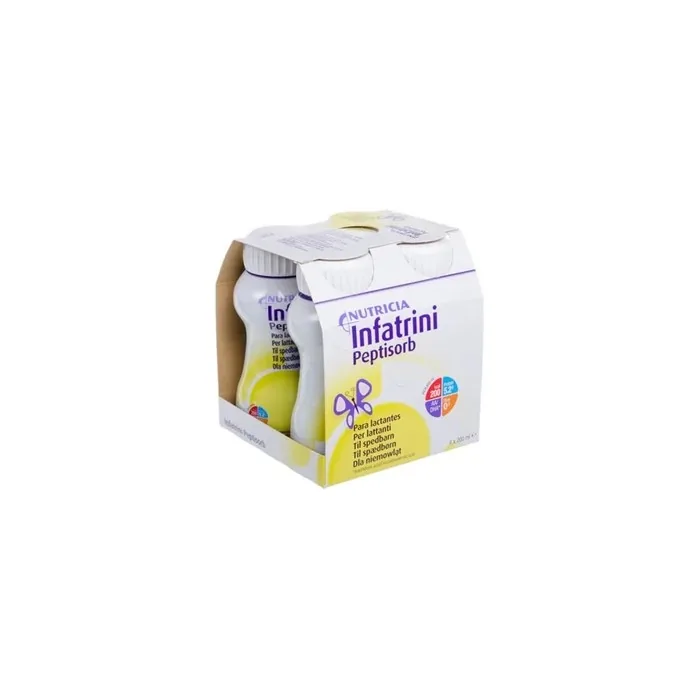 Danone Nutricia Infatrini Peptisorb Dietary Supplement For Infants 4 X 200 Ml