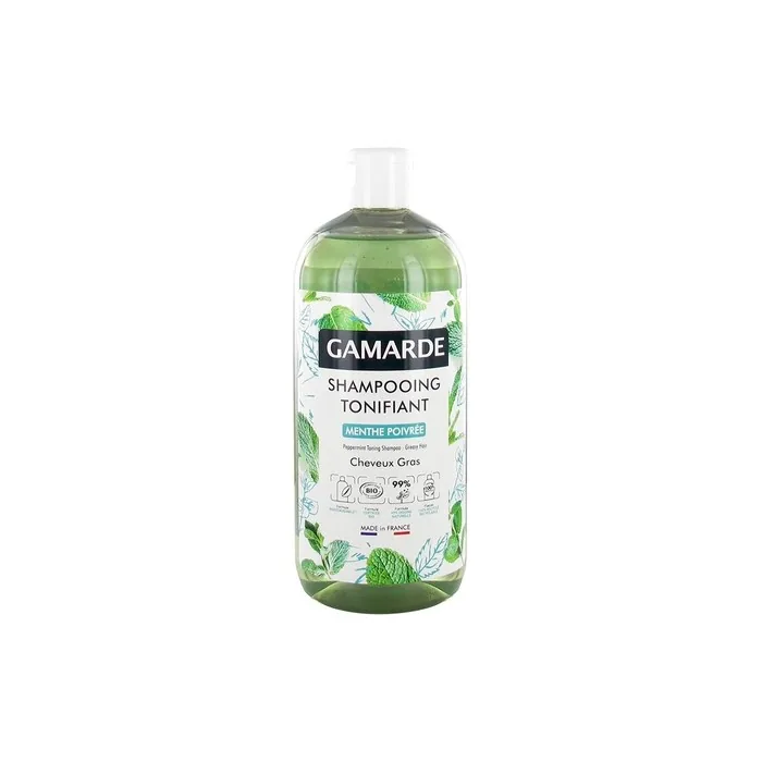 Gamarde Organic Peppermint Toning Shampoo for Greasy Hair 500ml