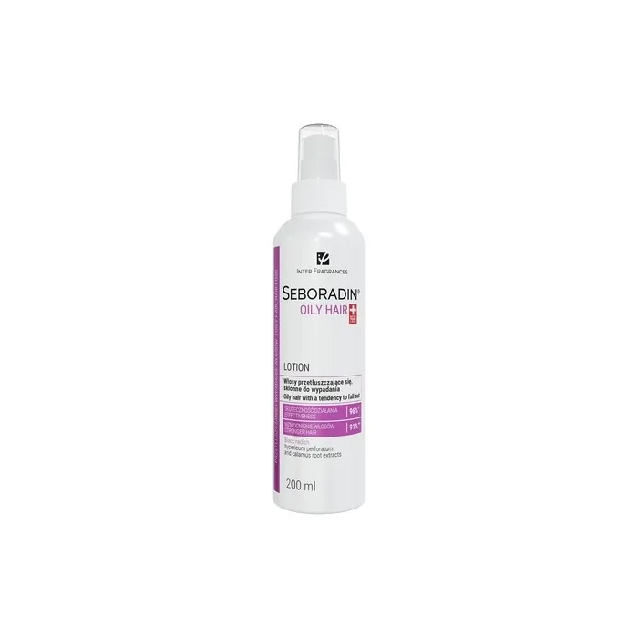 Seboradin Oily Hair Antibacterial Hair Lotion for Oily Hair Loss and Thinning 200ml