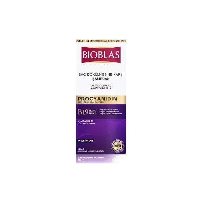 Bioblas For Oily Hair Shampoo 360ml