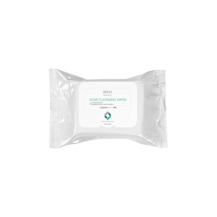 SUZANOBAGIMD On the Go Cleansing Wipes for Oily or Acne Prone Skin 25 Count