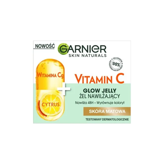 Garnier Skin Naturals Vitamin C Glow Jelly Moisturizing Gel For Oily Skin 50ml