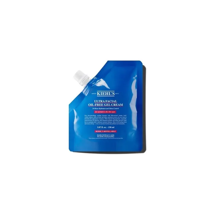 Kiehl's Ultra Facial Oil-Free Moisturizer Shine-Reducing Gel Cream for Oily to Normal Skin 5.07 Ounce