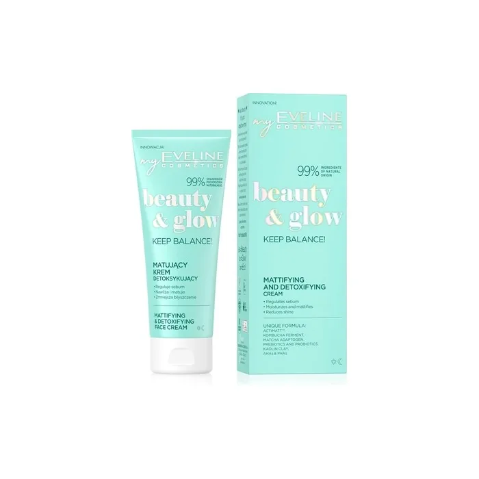 Eveline Cosmetics Beauty & Glow Mattifying Detox Cream for Oily Skin