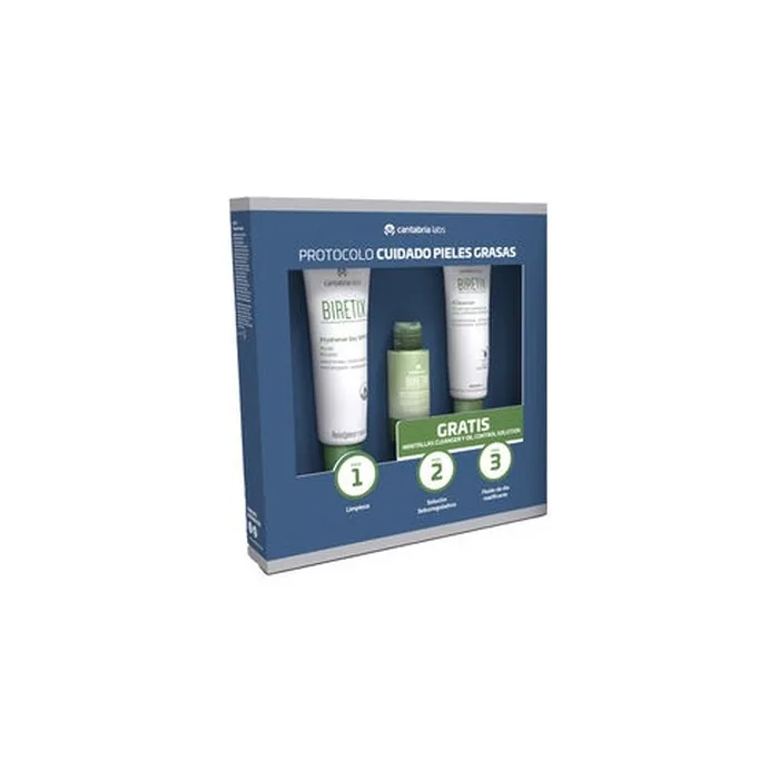 Biretix Protocol Oily Skin Care Set 3 Pieces