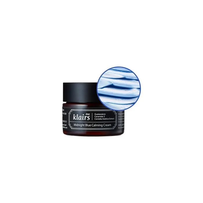 Dearklairs Midnight Blue Calming Cream Soothing Face Moisturizer for Oily Skin