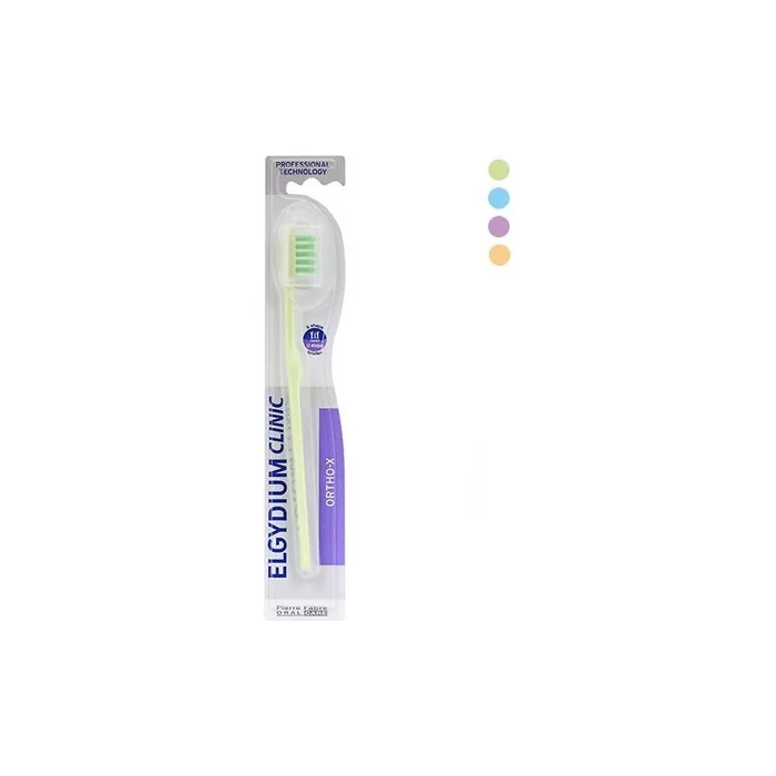 Elgydium Clinic Ortho X Orthodontic Toothbrush For Adults