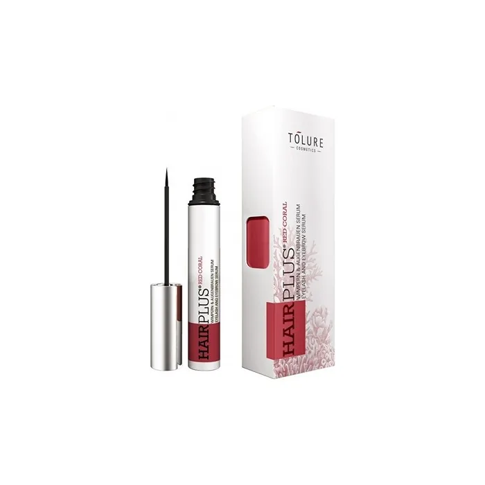 Tolure Cosmetics Vegan Serum For Eyelashes And Eyebrows Hair Plus Red Coral 3 Ml