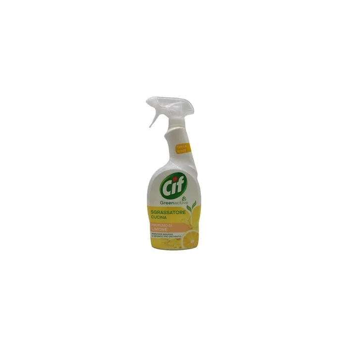 Cif Greenactive Sgrassatore Cucina 650ml - Olio Essenziale Di Limone