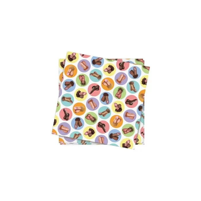 Mini Penis Napkins Pack Of 8