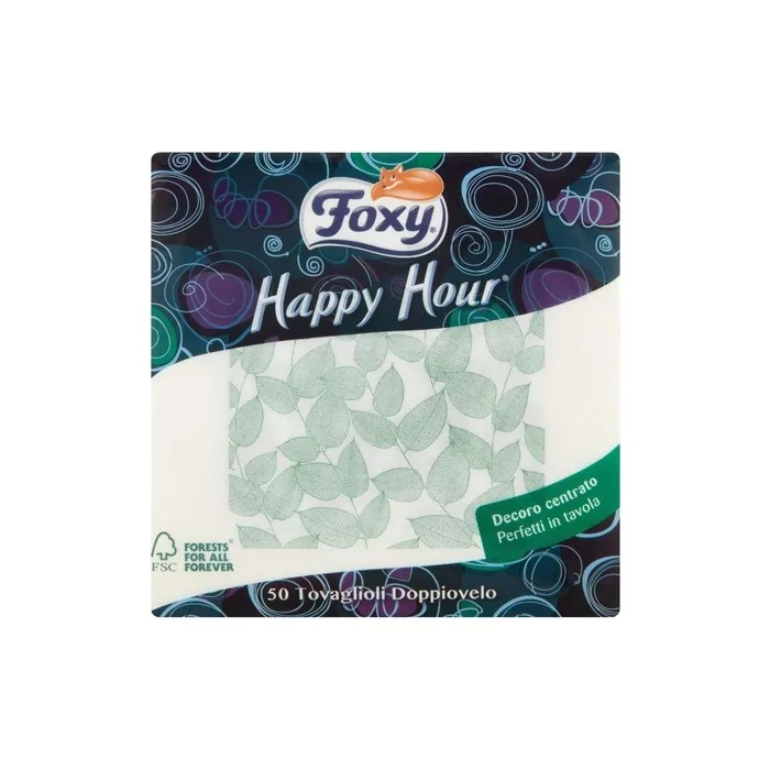 Foxy 2-Ply Napkins Happy Hour X50