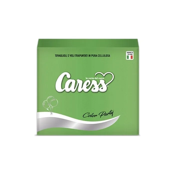 Caress 2-Ply Green Party Napkins